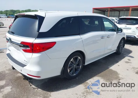 2023 Honda Odyssey Elite из США, поврежденный, VIN 5FNRL6H94PB015584